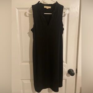 Michael Kors Elegant Black Sleeveless Dress